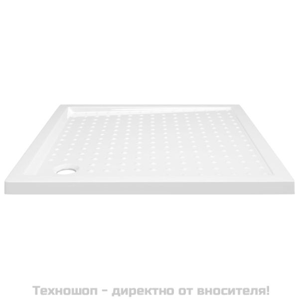 Душ корито с точки, бяло, 90x90x4 см, ABS
