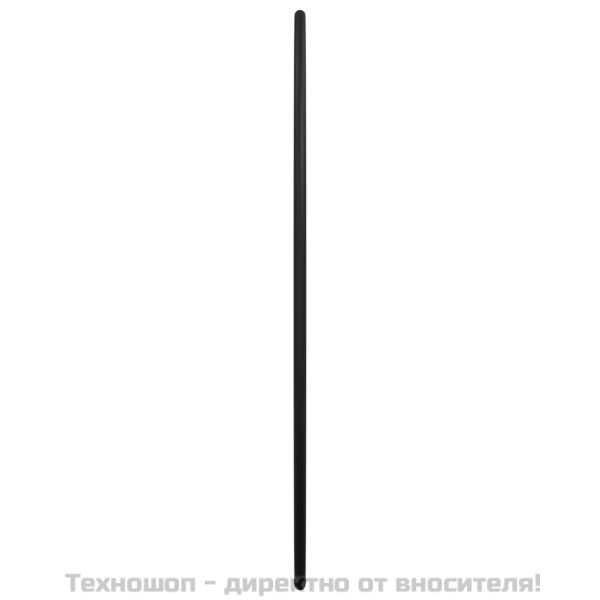 Стенно огледало черно Ø 40 см кръгло