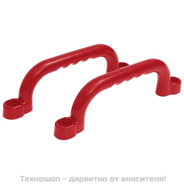 Детски люлки с въжета, 2 бр, сини, 37x15 см, полиетилен