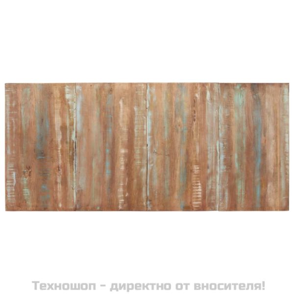 Трапезна маса, 200x90x76 см, регенерирано дърво масив