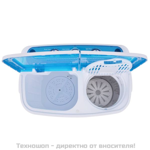 Мини перална машина с двоен казан 5,6 кг