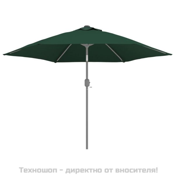 Резервно покривало за градински чадър, зелено, 300 см