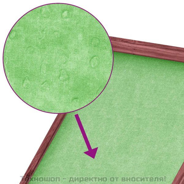 Кучешка колиба, мока, 143x60,5x109 см, бор масив