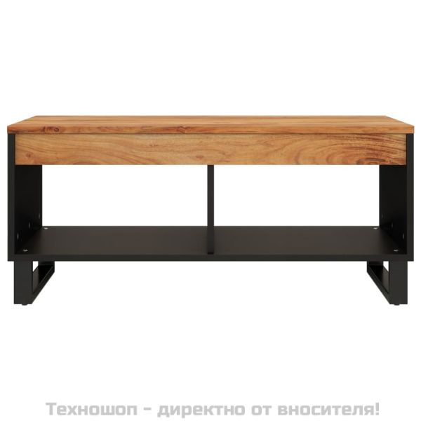 Маса за кафе, 90x50x40 см, акациево дърво масив