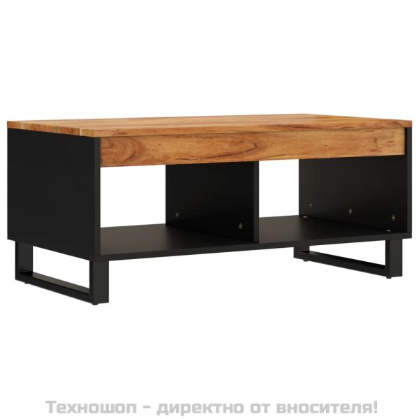 Маса за кафе, 90x50x40 см, акациево дърво масив