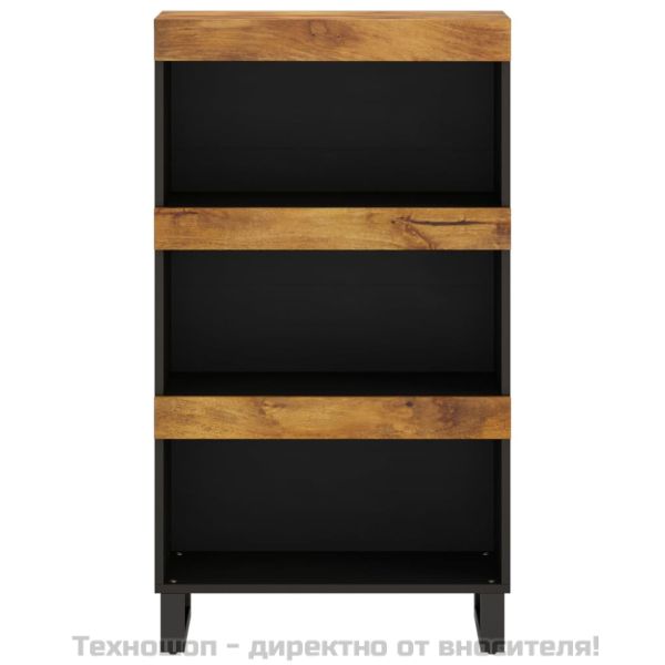 Страничен шкаф 60x33x107 см манго масивно дърво