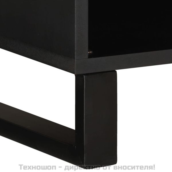 Страничен шкаф 60x33x107 см манго масивно дърво