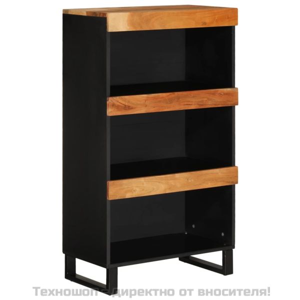 Страничен шкаф 60x33x107 см масивна акация