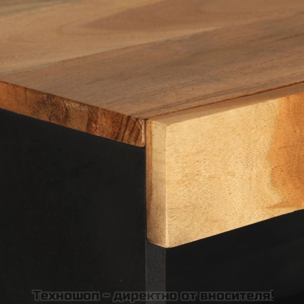 Страничен шкаф 60x33x107 см масивна акация