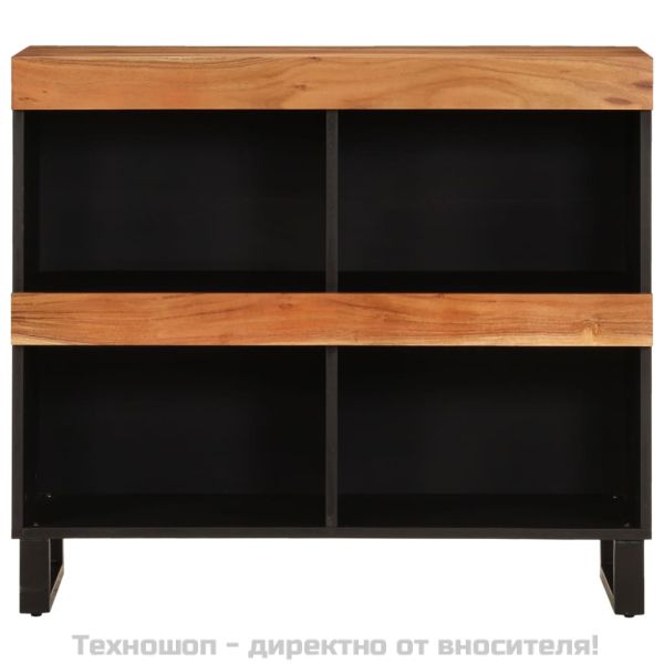 Страничен шкаф 85x33x75 см масивна акация