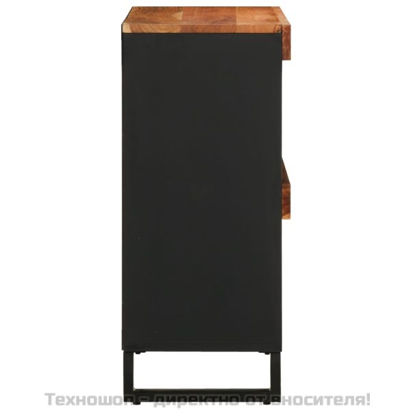Страничен шкаф 85x33x75 см масивна акация