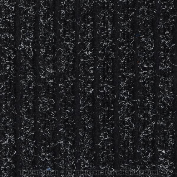 Изтривалка раирана, антрацит, 80х120 см