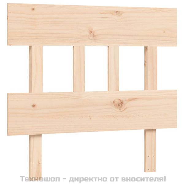 Рамка за легло с табла Single масивна дървесина