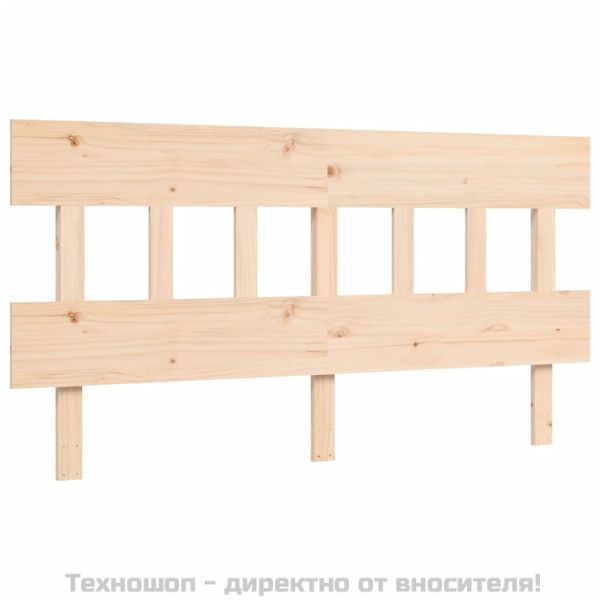 Рамка за легло с табла King Size масивно дърво