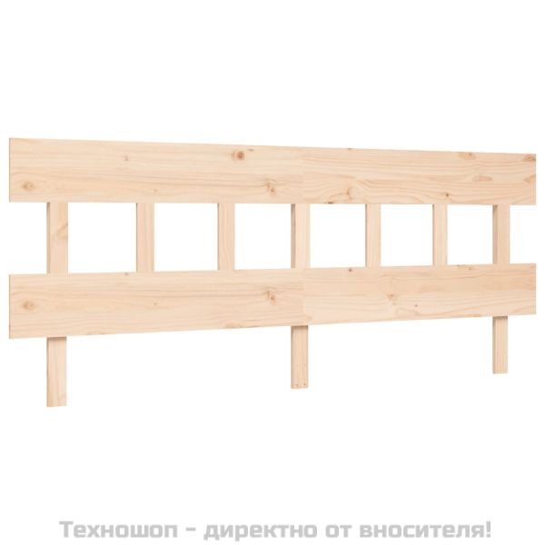 Рамка за легло с табла Super King Size дърво масив