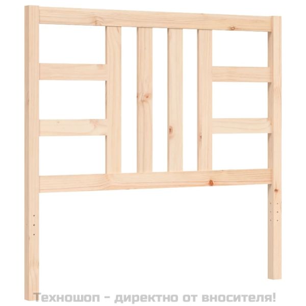Рамка за легло без матрак, 90x190 см, масивна чамова дървесина