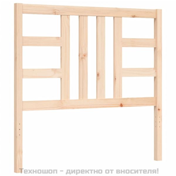 Рамка за легло без матрак, 90x200 см, масивна чамова дървесина