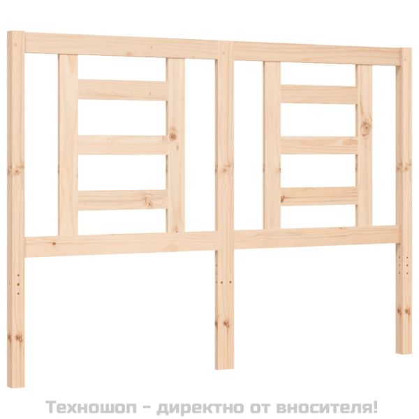 Рамка за легло с табла, 140х200 см, масивно дърво
