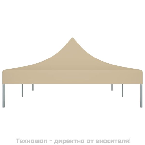 Покривало за парти шатра, 6x3 м, бежово, 270 г/м²