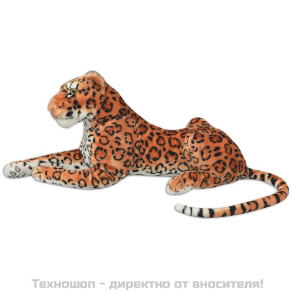 Плюшена детска играчка леопард кафява XXL