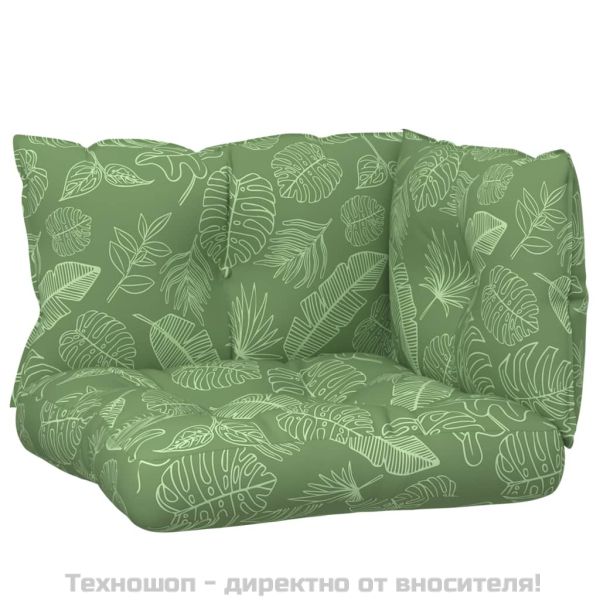 Палетни възглавници, 3 бр, на листа, плат Оксфорд
