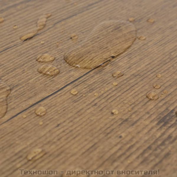 Самозалепващи подови дъски от PVC 5,21 м² 2 мм орех кафяв