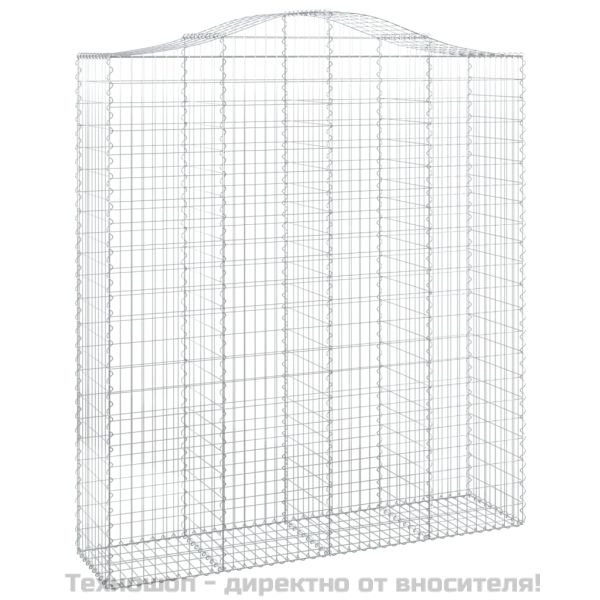Габионни кошници арка 5 бр 200x50x220/240 см поцинковано желязо