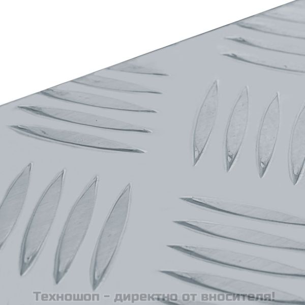 Алуминиева кутия, 80,5x22x22 см, сребриста