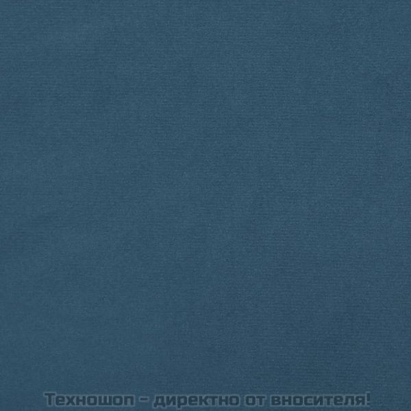 Матрак за легло с покет пружини тъмносин 80x200x20 см кадифе