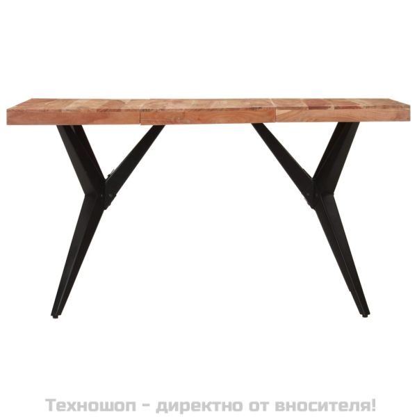 Трапезна маса, 140x70x76 см, акациево дърво масив