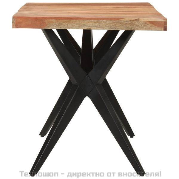 Трапезна маса, 140x70x76 см, акациево дърво масив