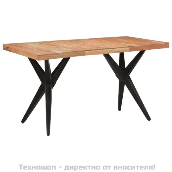 Трапезна маса, 140x70x76 см, акациево дърво масив