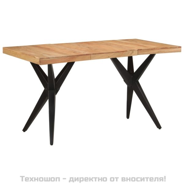 Трапезна маса, 140x70x76 см, акациево дърво масив