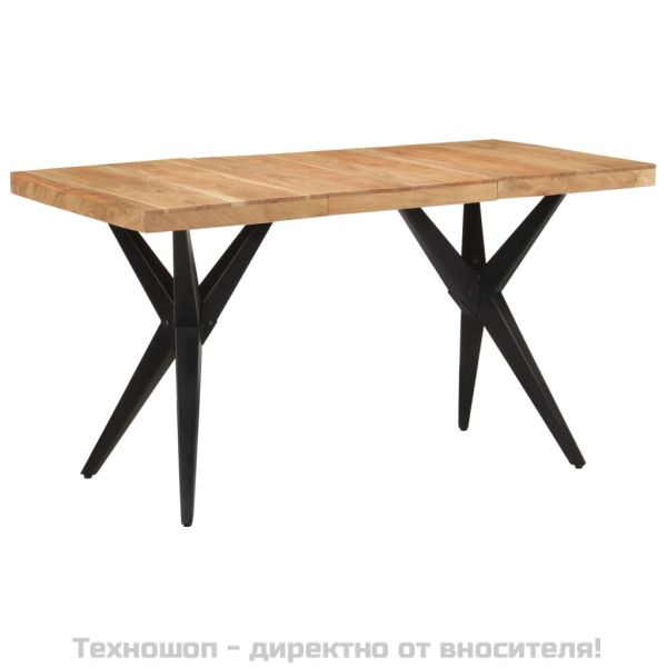 Трапезна маса, 140x70x76 см, акациево дърво масив