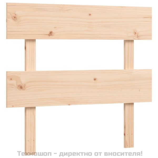 Рамка за легло с табла, 90x200 см, масивно дърво