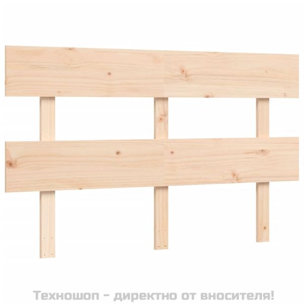 Рамка за легло с табла, 140х200 см, масивно дърво