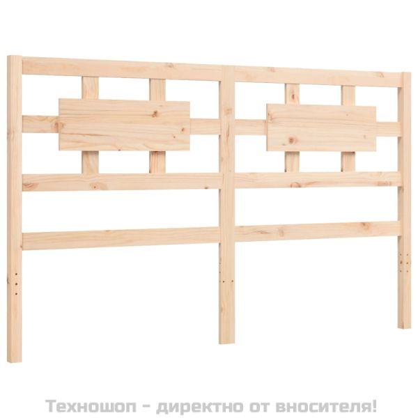 Рамка за легло с табла King Size масивно дърво