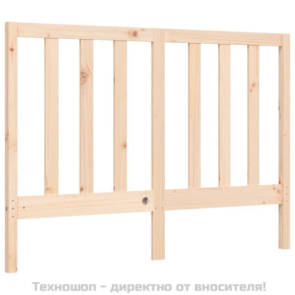 Рамка за легло без матрак, 120x200 см, масивна чамова дървесина