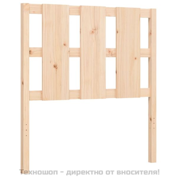 Рамка за легло без матрак, 90x200 см, масивна чамова дървесина