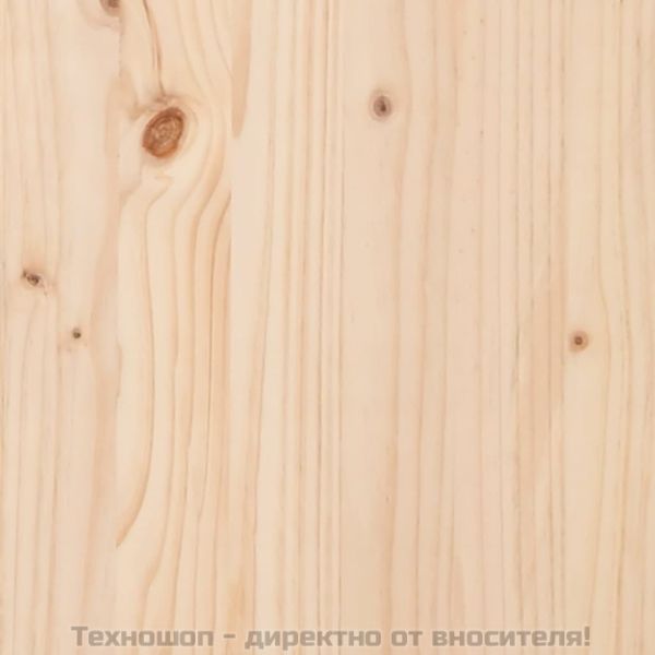 Рамка за легло без матрак, 90x200 см, масивна чамова дървесина