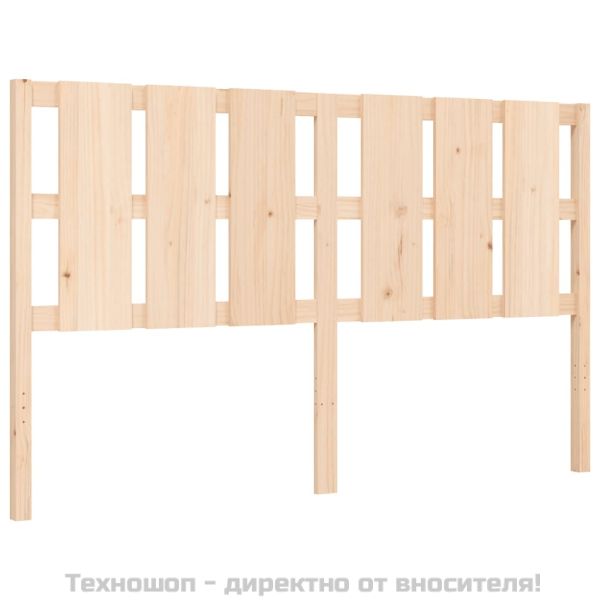 Рамка за легло без матрак, 160x200 см, масивна чамова дървесина