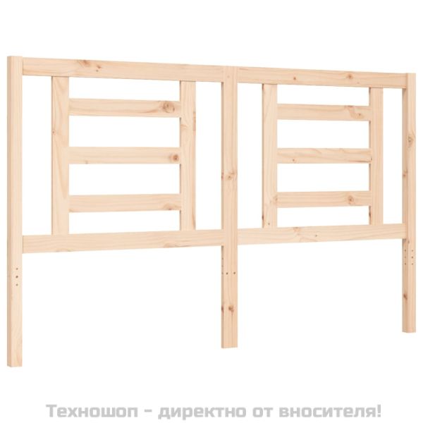 Рамка за легло с табла King Size масивно дърво