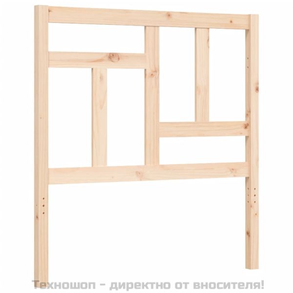 Рамка за легло с табла Single масивна дървесина