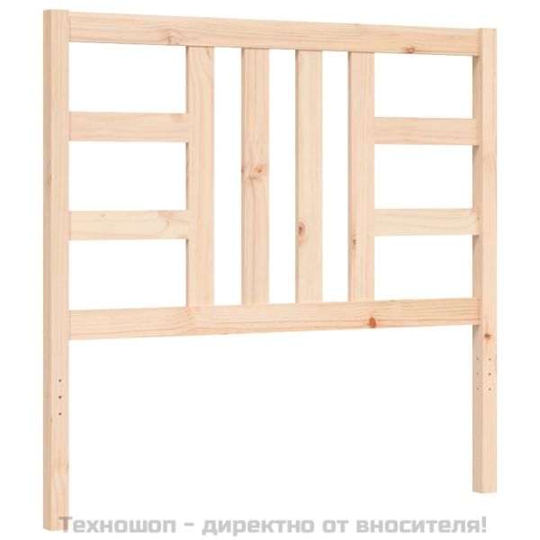 Рамка за легло без матрак, 100x200 см, бор масив