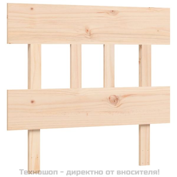 Рамка за легло с табла, 90x200 см, масивно дърво