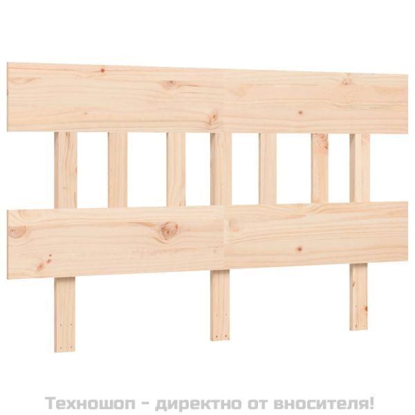 Рамка за легло с табла, 120х200 см, масивно дърво