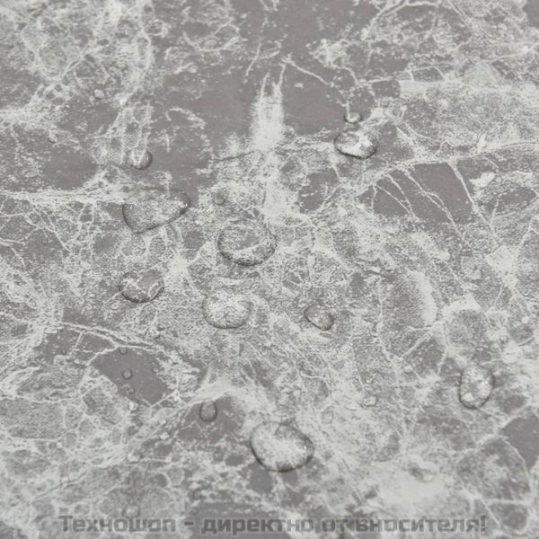 Самозалепващи подови дъски, 55 бр, PVC, 5,11 м², бетонно сиви