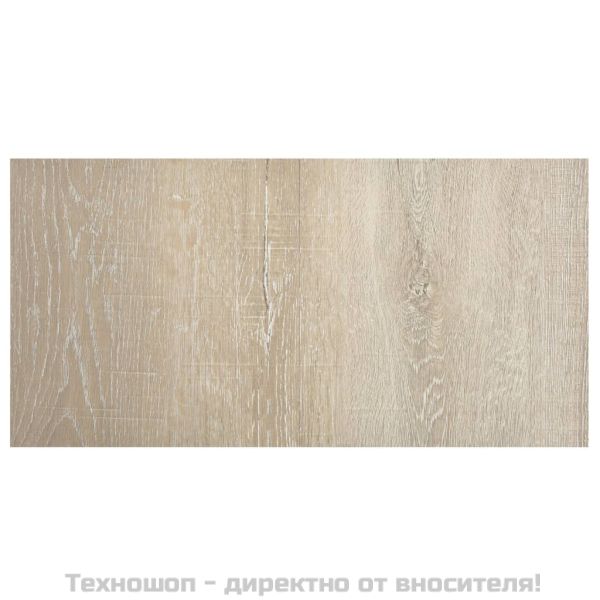 Самозалепващи подови дъски, 55 бр, PVC, 5,11 м², бежови