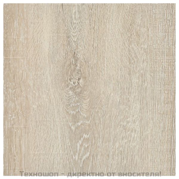 Самозалепващи подови дъски, 55 бр, PVC, 5,11 м², бежови