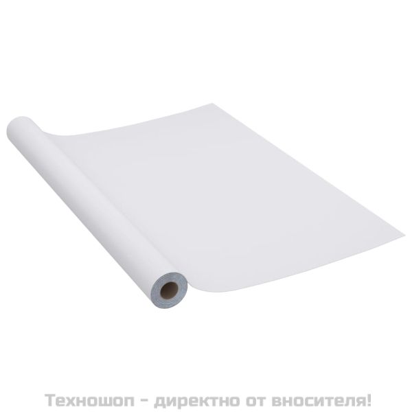 Самозалепващо фолио за мебели, сребрист гланц, 500х90 см, PVC